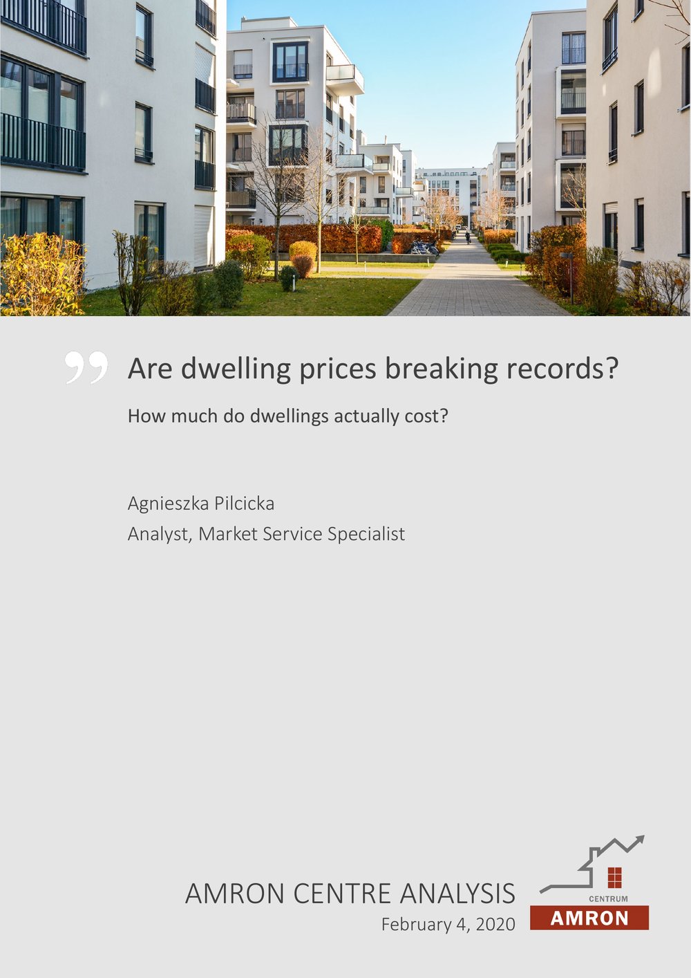 Are dwelling prices breaking records?