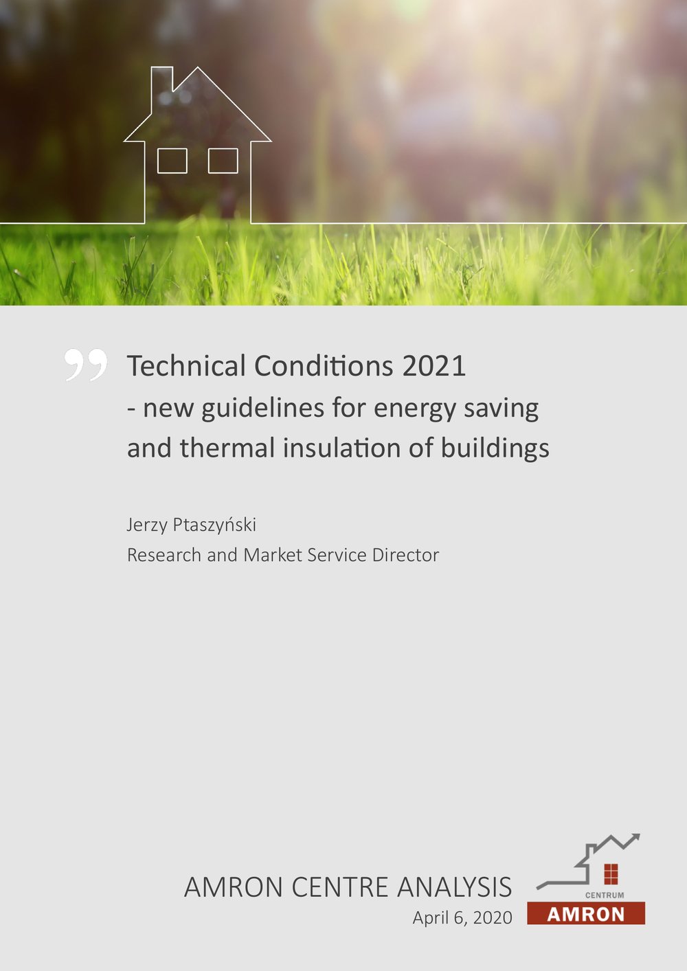 Technical Conditions 2021- new guidelines for energy saving and thermal insulation of buildings