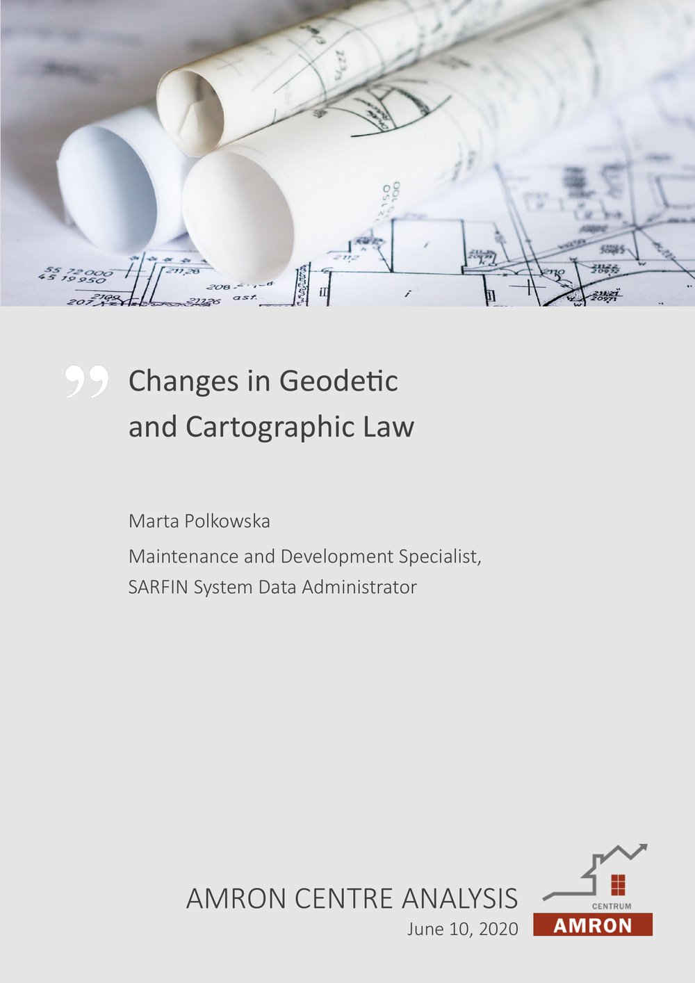 Changes in Geodetic and Cartographic Law