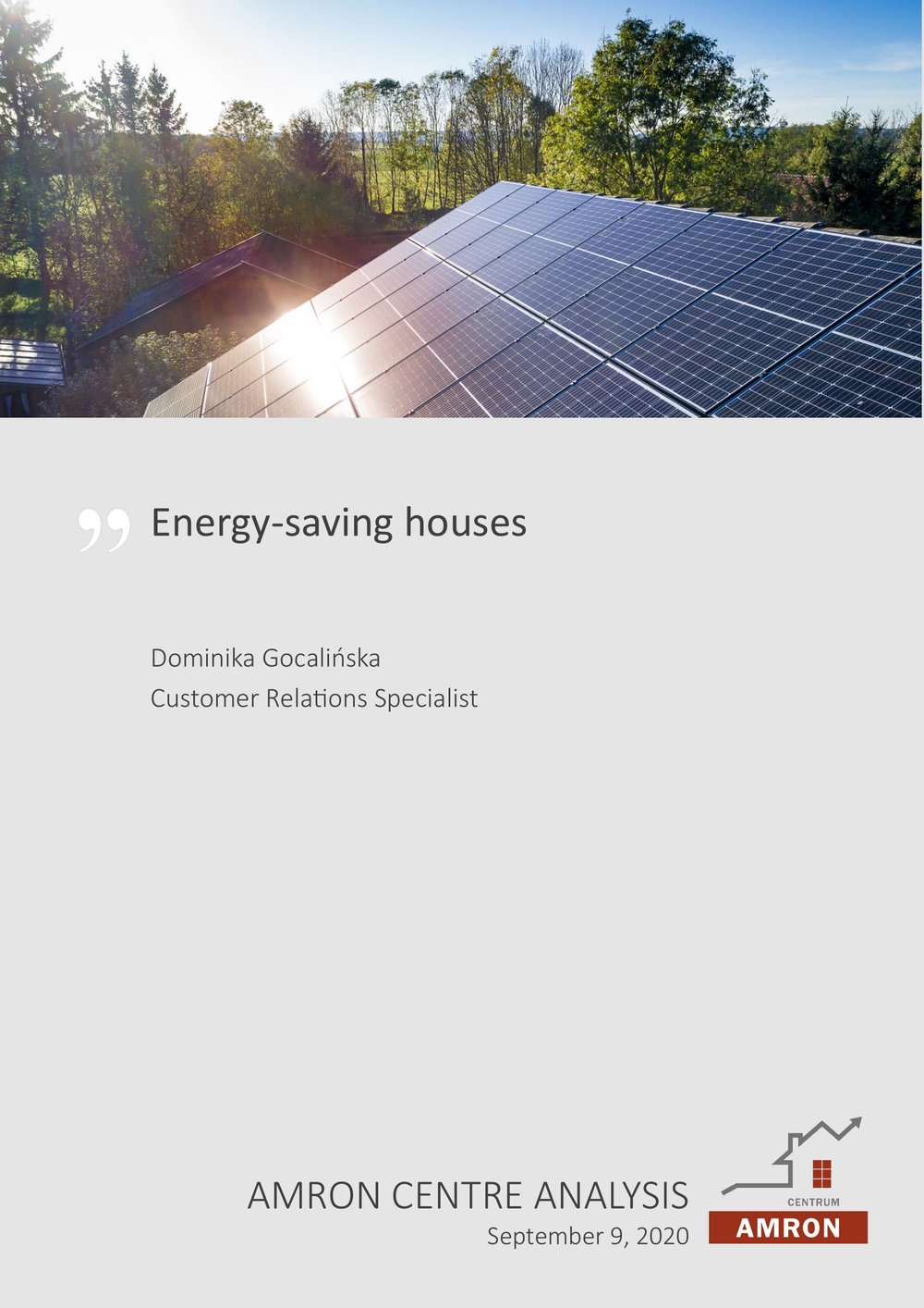 Energy-saving houses
