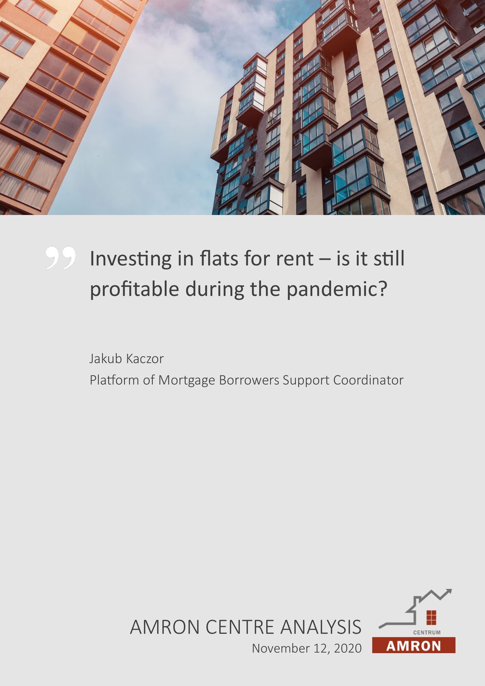 Investing in flats for rent – is it still profitable during the pandemic?