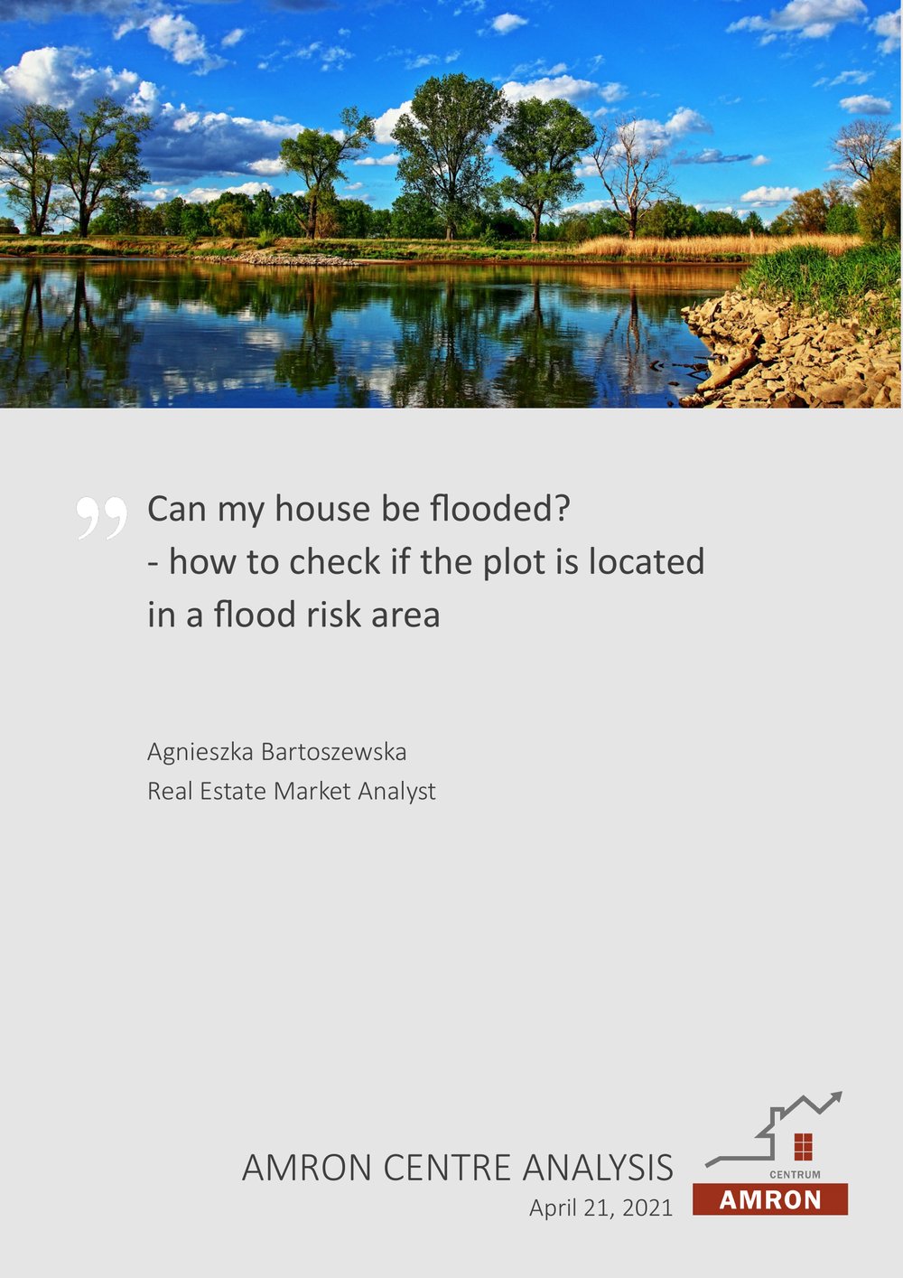 Can my house be flooded? How to check if the plot is located in a flood risk area