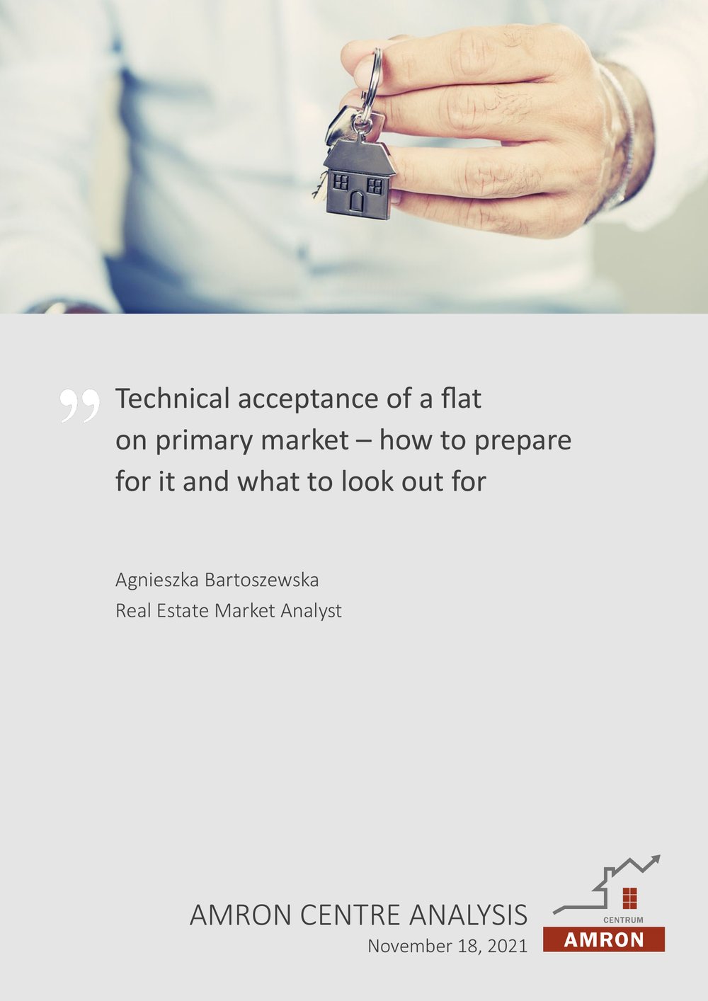 Technical acceptance of a flat on primary market – how to prepare for it and what to look out for