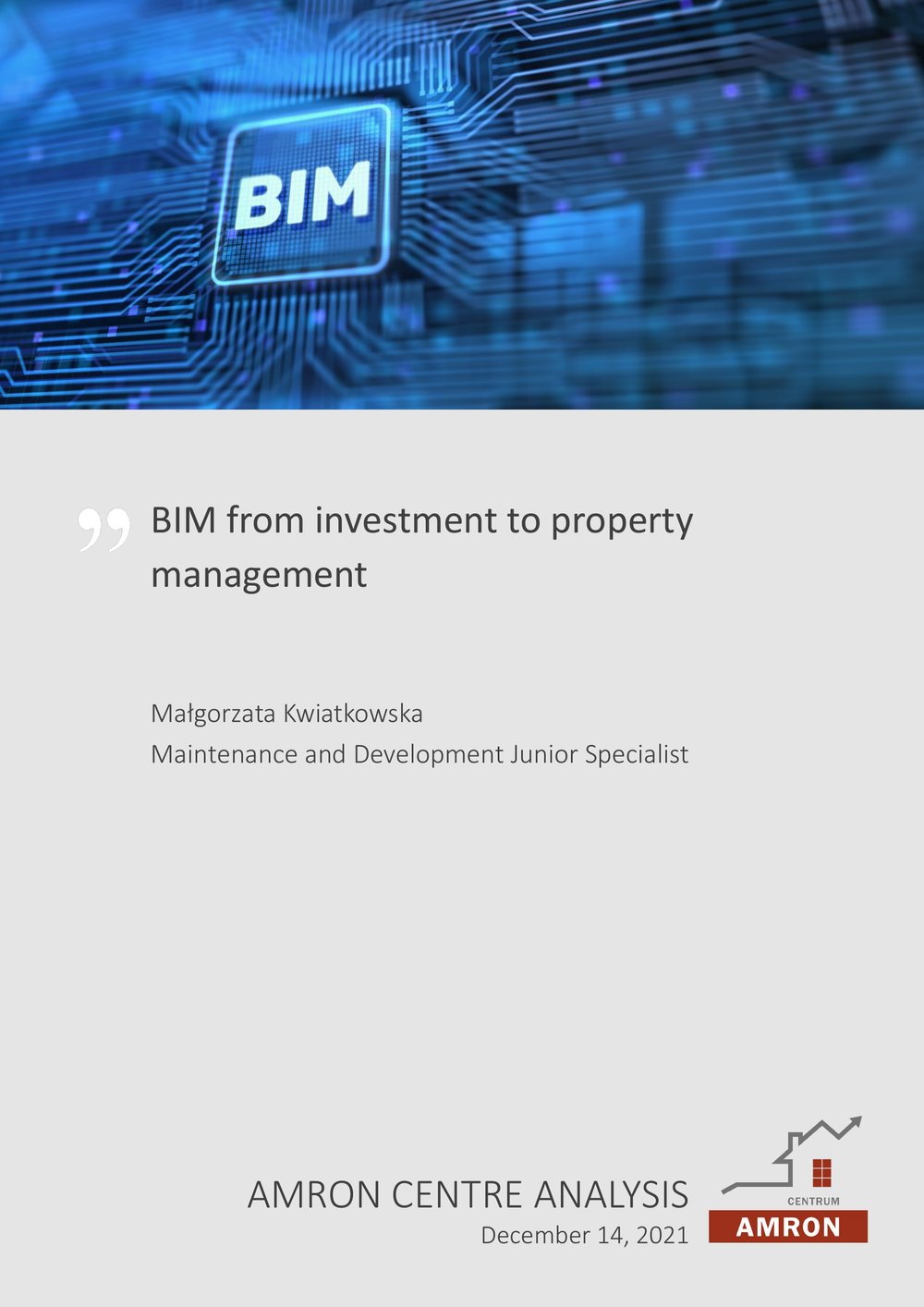 BIM from investment to property management