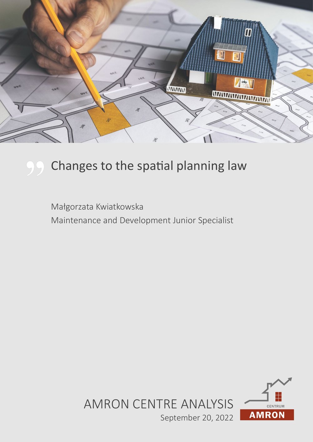 Changes to the spatial planning law