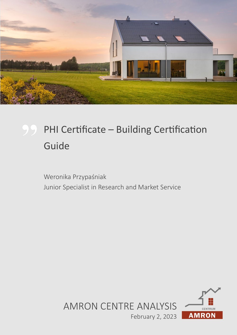PHI Certificate – Building Certification Guide