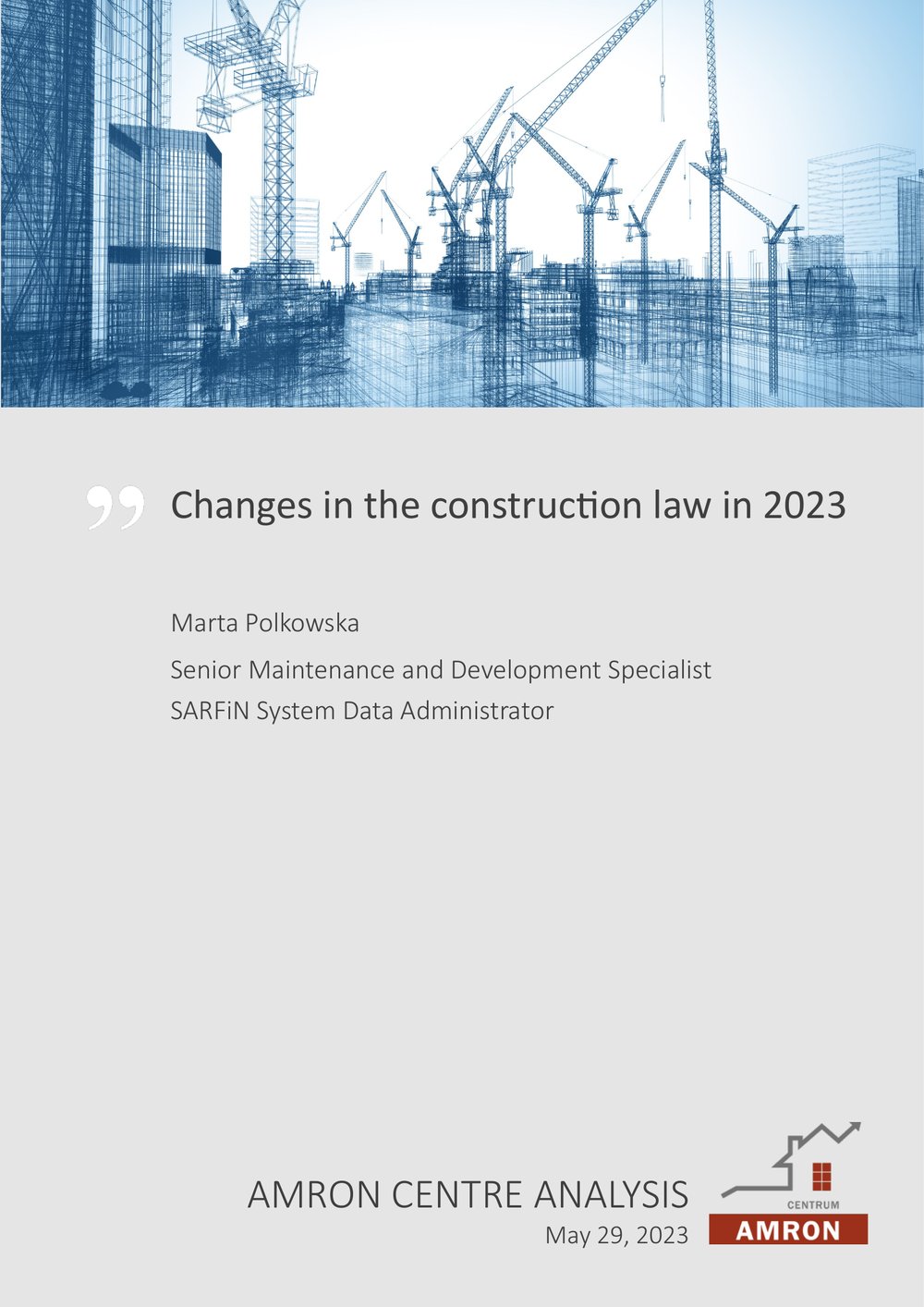Changes in the construction law in 2023