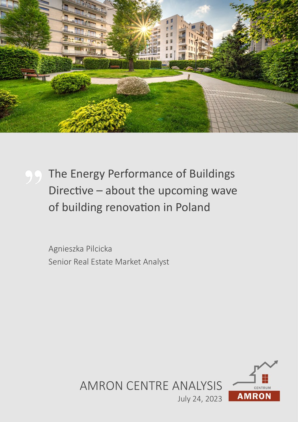 The Energy Performance of Buildings Directive – about the upcoming wave of building renovation in Poland
