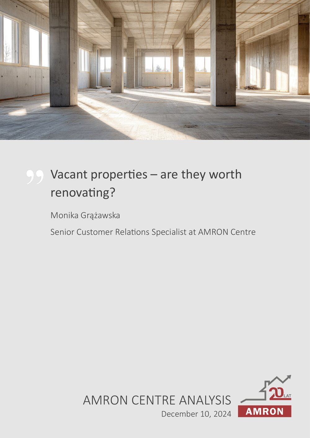 Vacant properties – are they worth renovating?