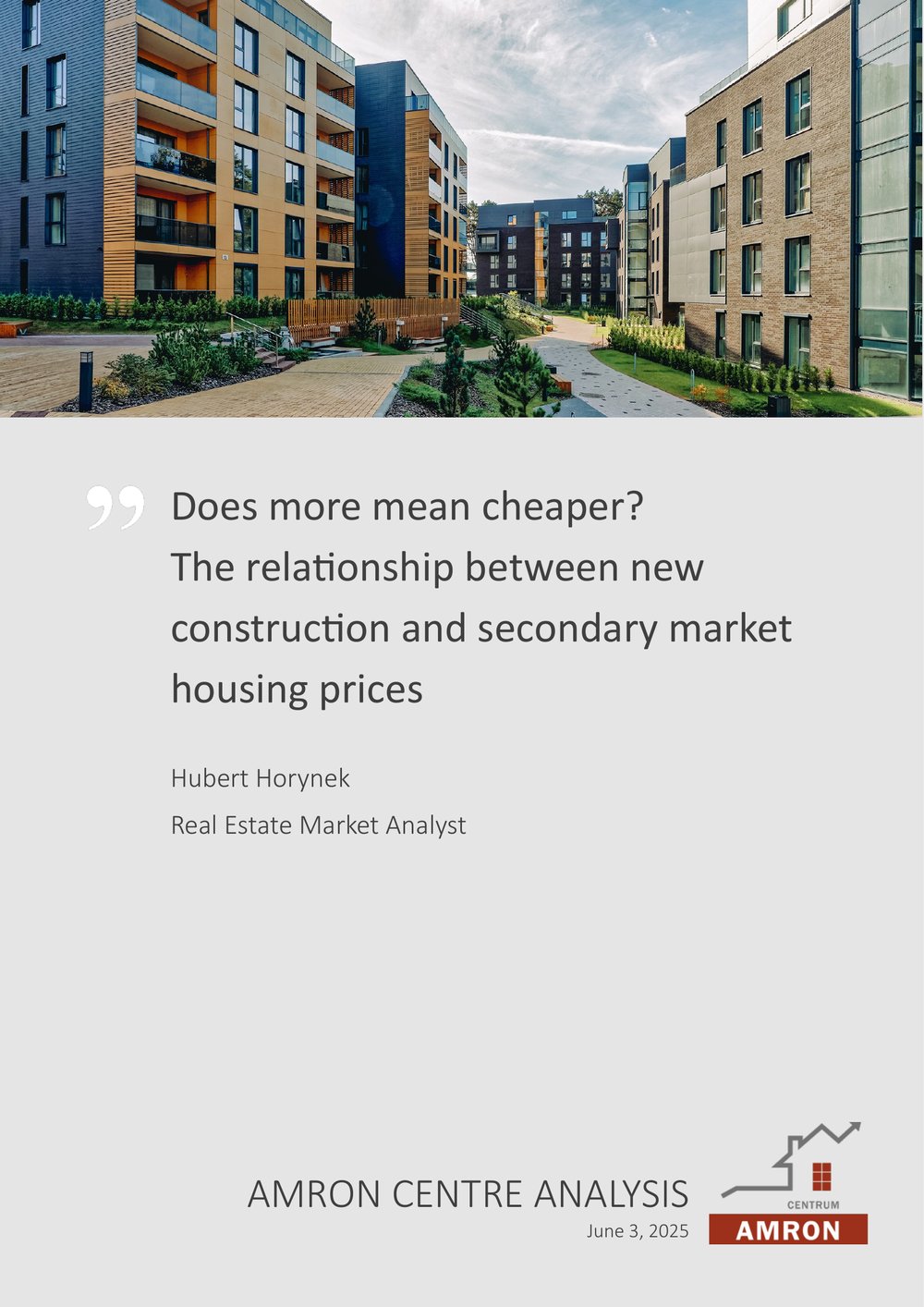Does more mean cheaper? The relationship between new construction and secondary market housing prices