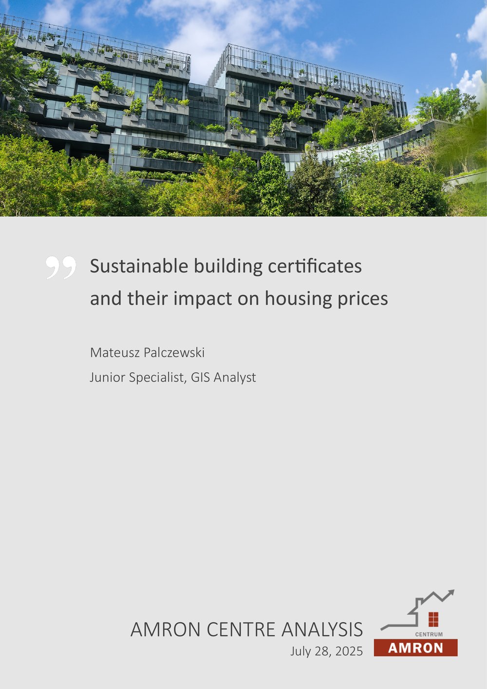 Sustainable building certificates and their impact on housing prices